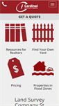 Mobile Screenshot of cardinalsurveying.com